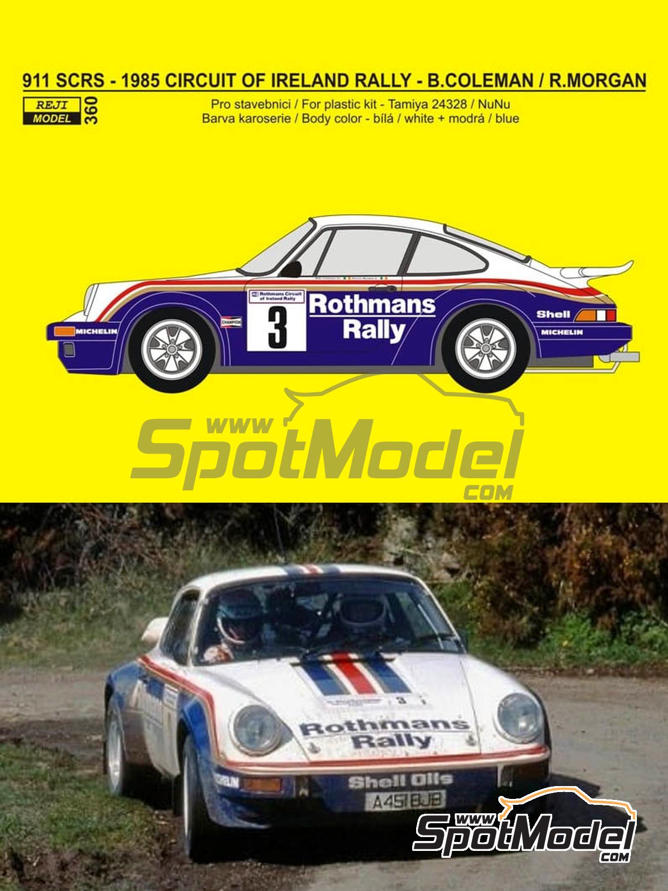 Reji Model 360: Marking / Livery 1/24 Scale - Porsche 911 SC RS ...